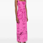 Abito lungo cut-out in rosa GIUSEPPE DI MORABITO - donna 