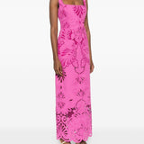 Abito lungo cut-out in rosa GIUSEPPE DI MORABITO - donna 