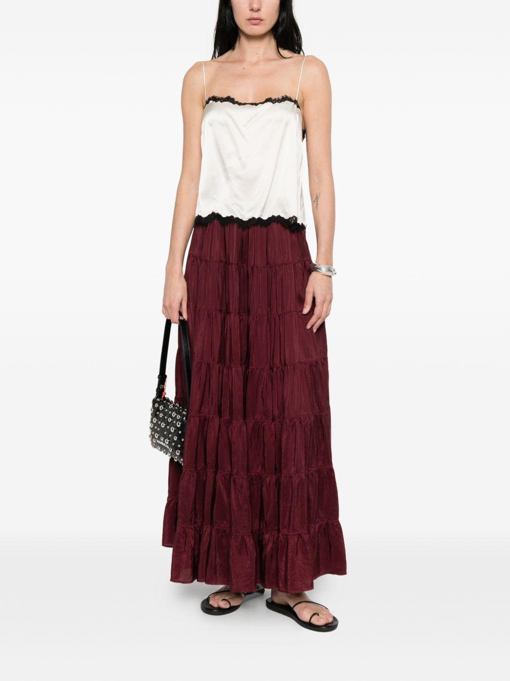 Gonna lunga in borgogna Forte forte - donna 