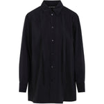 Camicia con nodo in nero Lemaire - donna 