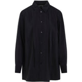 Camicia con nodo in nero Lemaire - donna 