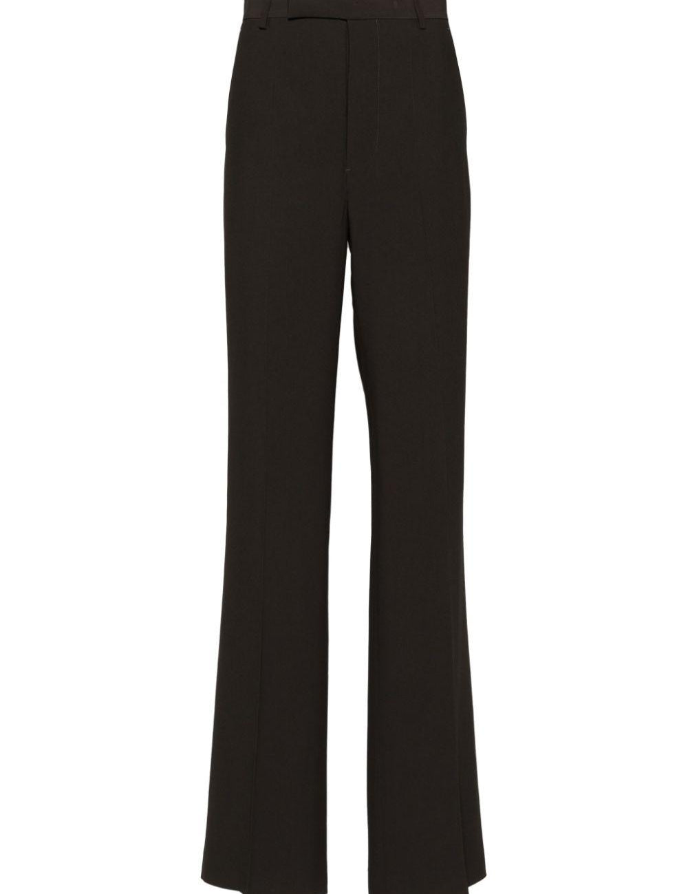 Pantaloni sartoriali a gamba dritta in grigio Rick Owens - donna 