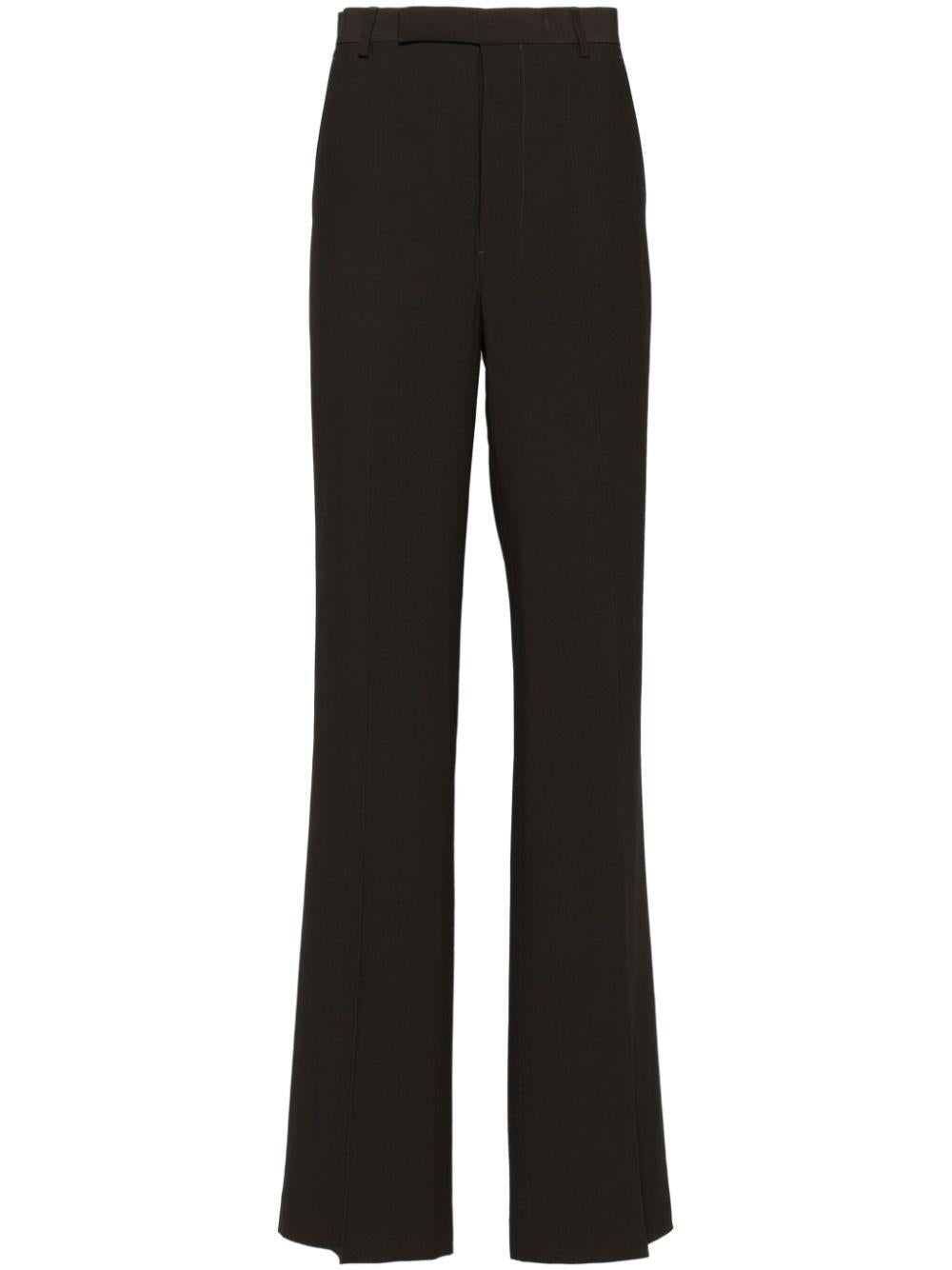 Pantaloni sartoriali a gamba dritta in grigio Rick Owens - donna 