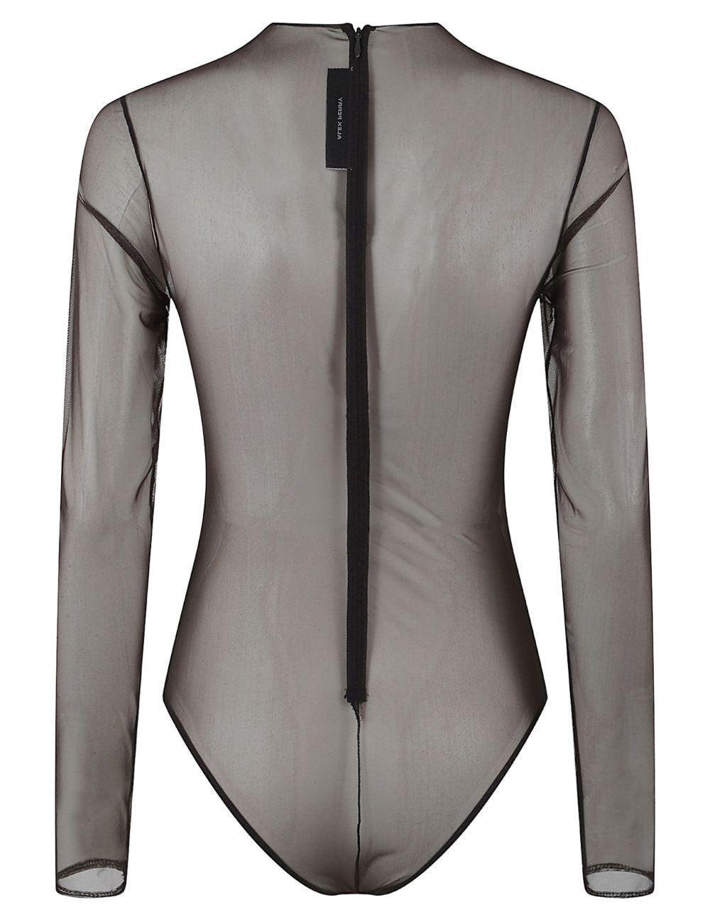 Body con maniche lunghe in marrone Alex perry - donna 