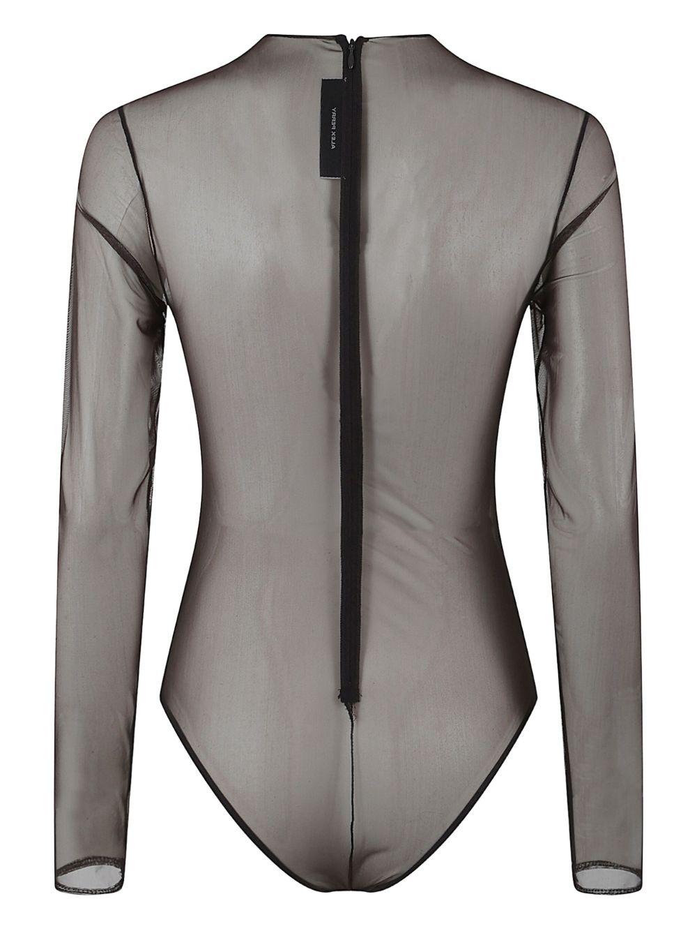 Body con maniche lunghe in marrone Alex perry - donna 