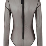 Body con maniche lunghe in marrone Alex perry - donna 