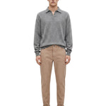 Polo in cotone piquet blu navy 