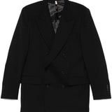 Giacca doppiopetto in nero Sunflower - uomo 