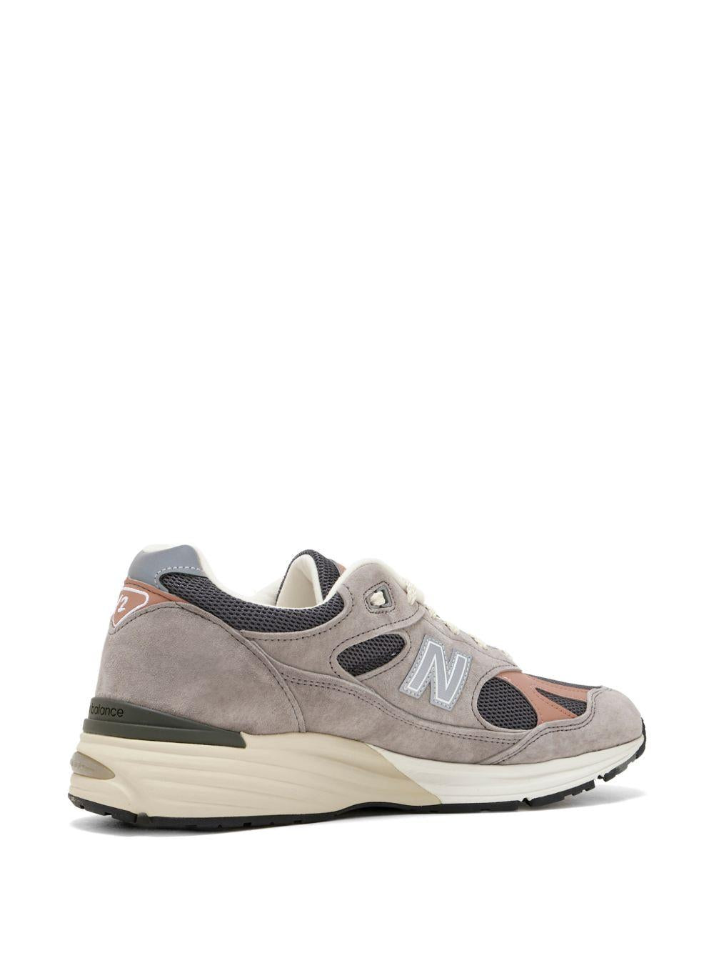 Sneakers 991v2 con inserti traforati in grigio New balance - unisex 