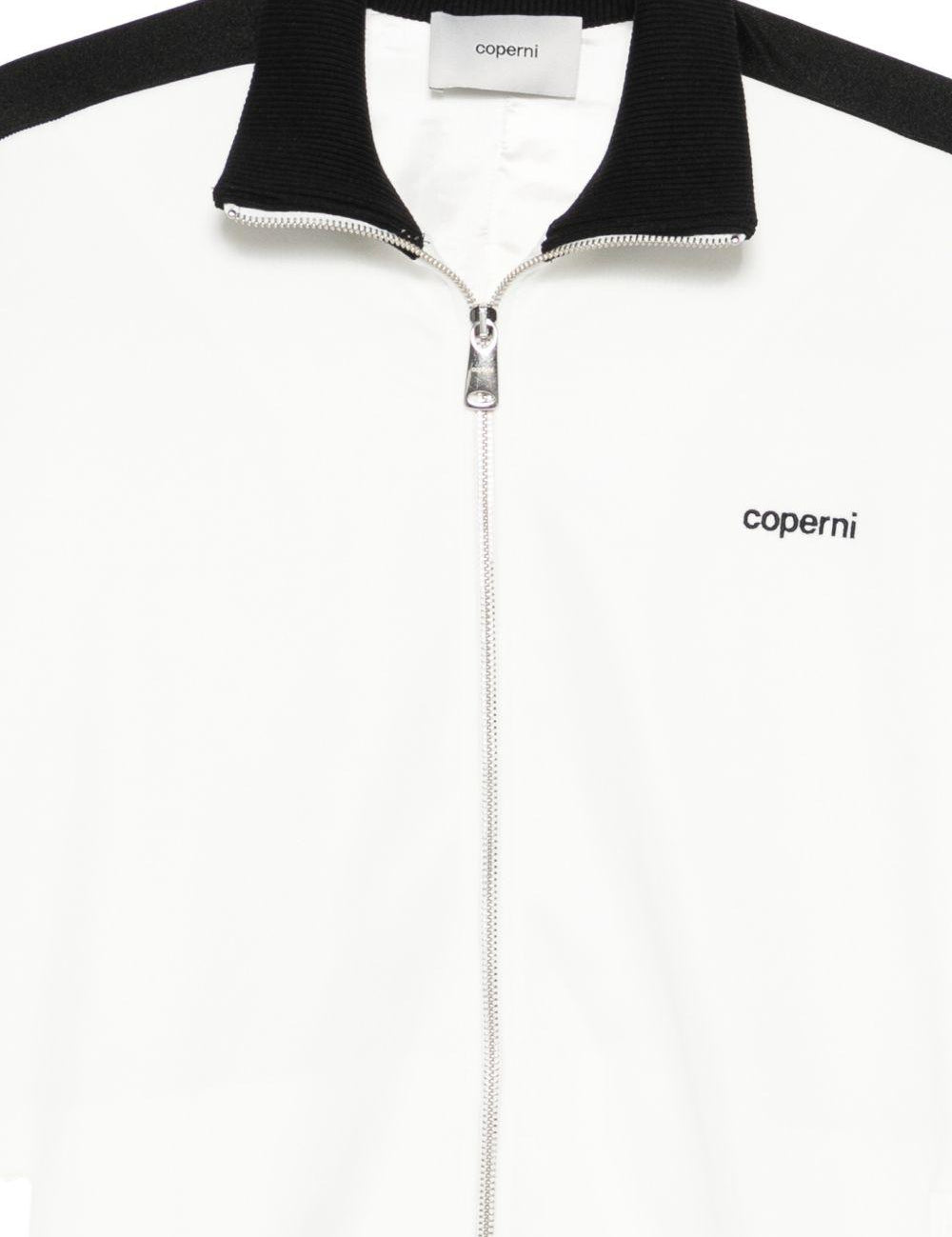 Felpa con zip in bianco Coperni - donna 