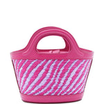 Borsa con logo tropicalia in rosa Marni - donna 
