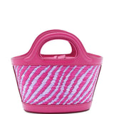 Borsa con logo tropicalia in rosa Marni - donna 