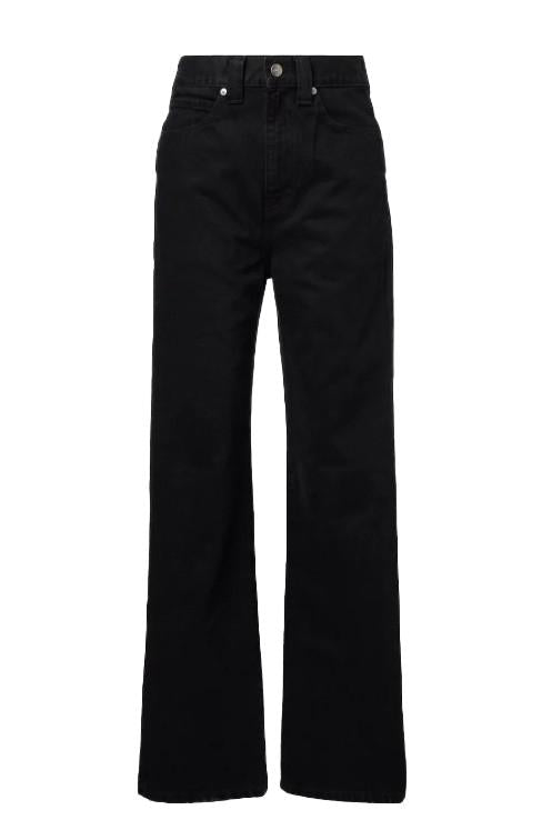 Jeans Bonnie con cinque tasche in nero Khaite - donna 