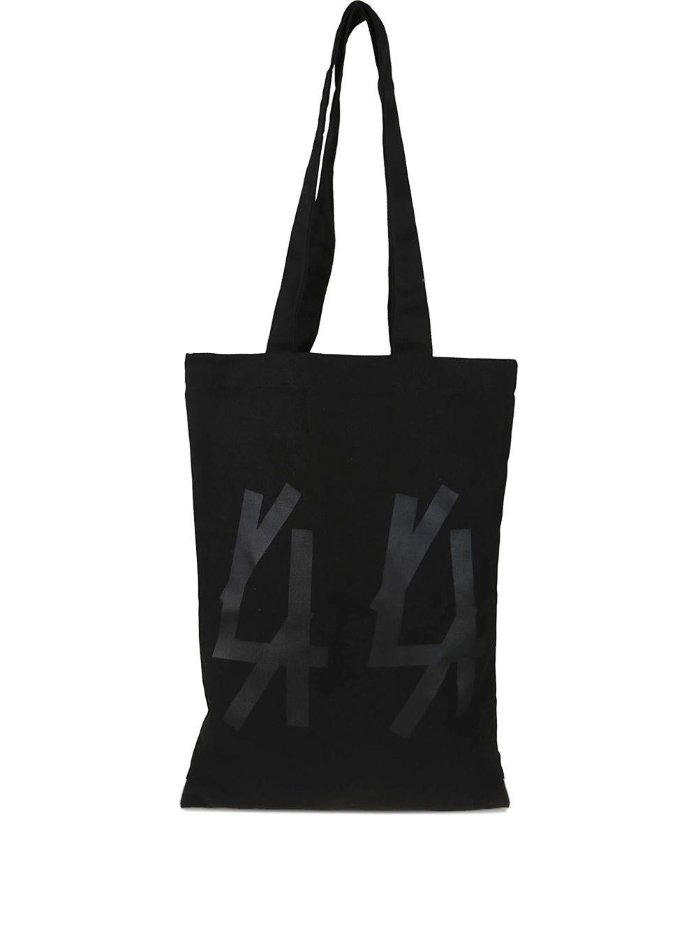 Borsa tote con logo in nero 44 Label Group - donna 