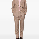 Completo doppiopetto in beige Caruso - uomo 