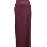 Abito bustier in crêpe di raso in viola Alex perry - donna 