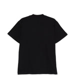 T-shirt a maniche corte in nero 