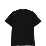 T-shirt a maniche corte in nero 