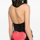 Borsa a tracolla heart in rosso vivienne westwood - donna 