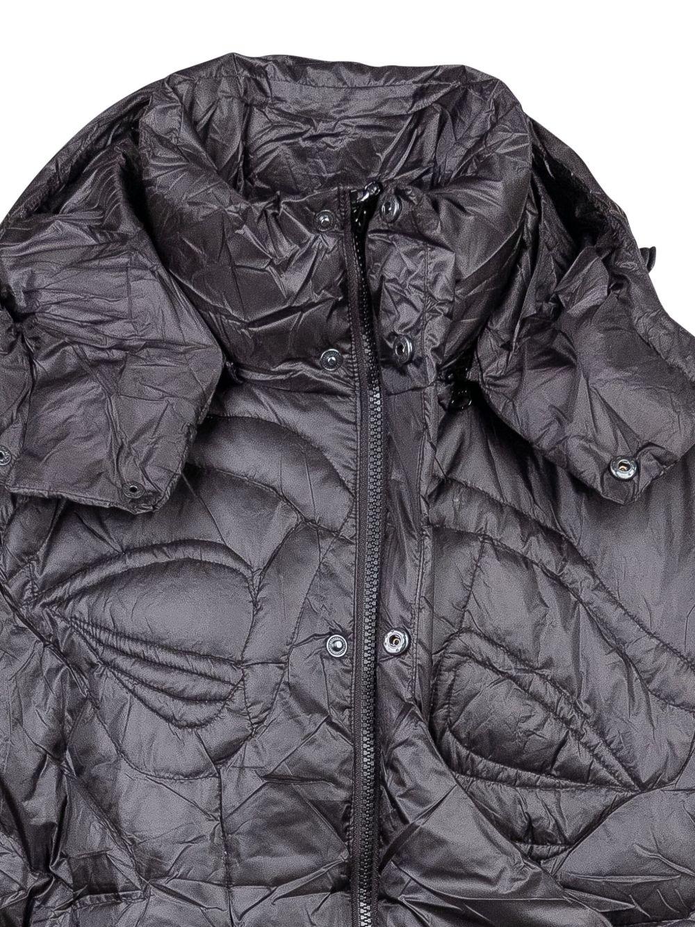 Trench con ricamo in nero - KIDSUPER uomo 