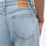 Jeans con baffatura in azzurro Ganni - donna 