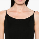 Abito lungo Lyr in maglia in nero Aya Muse - donna 