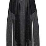 Gonna midi con decorazione in nero Simone Rocha - donna 