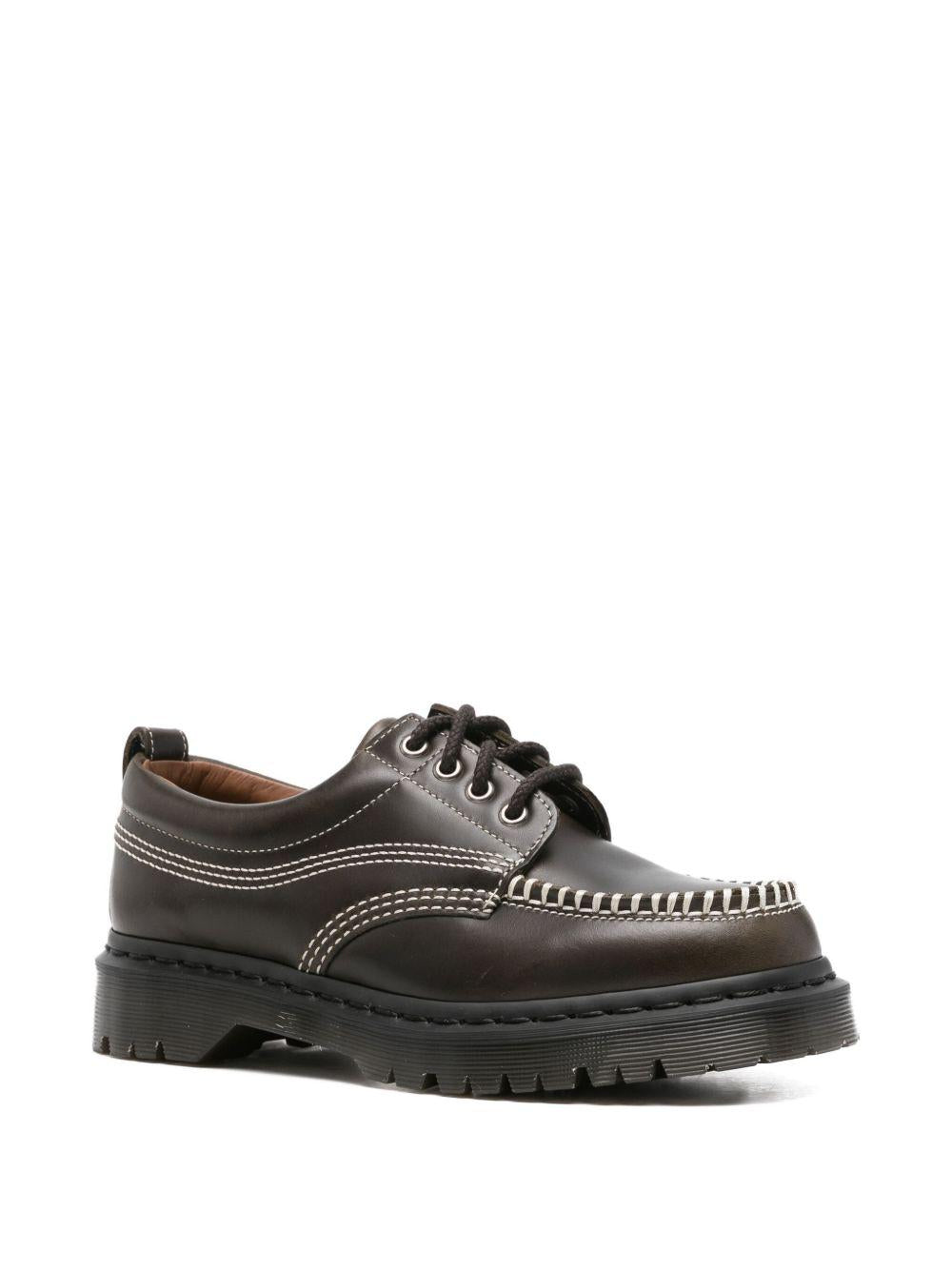 Mocassini Lowell 4 Eye in verde Dr. Martens - unisex 