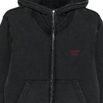 Felpa con zip in nero Martine rose - uomo 