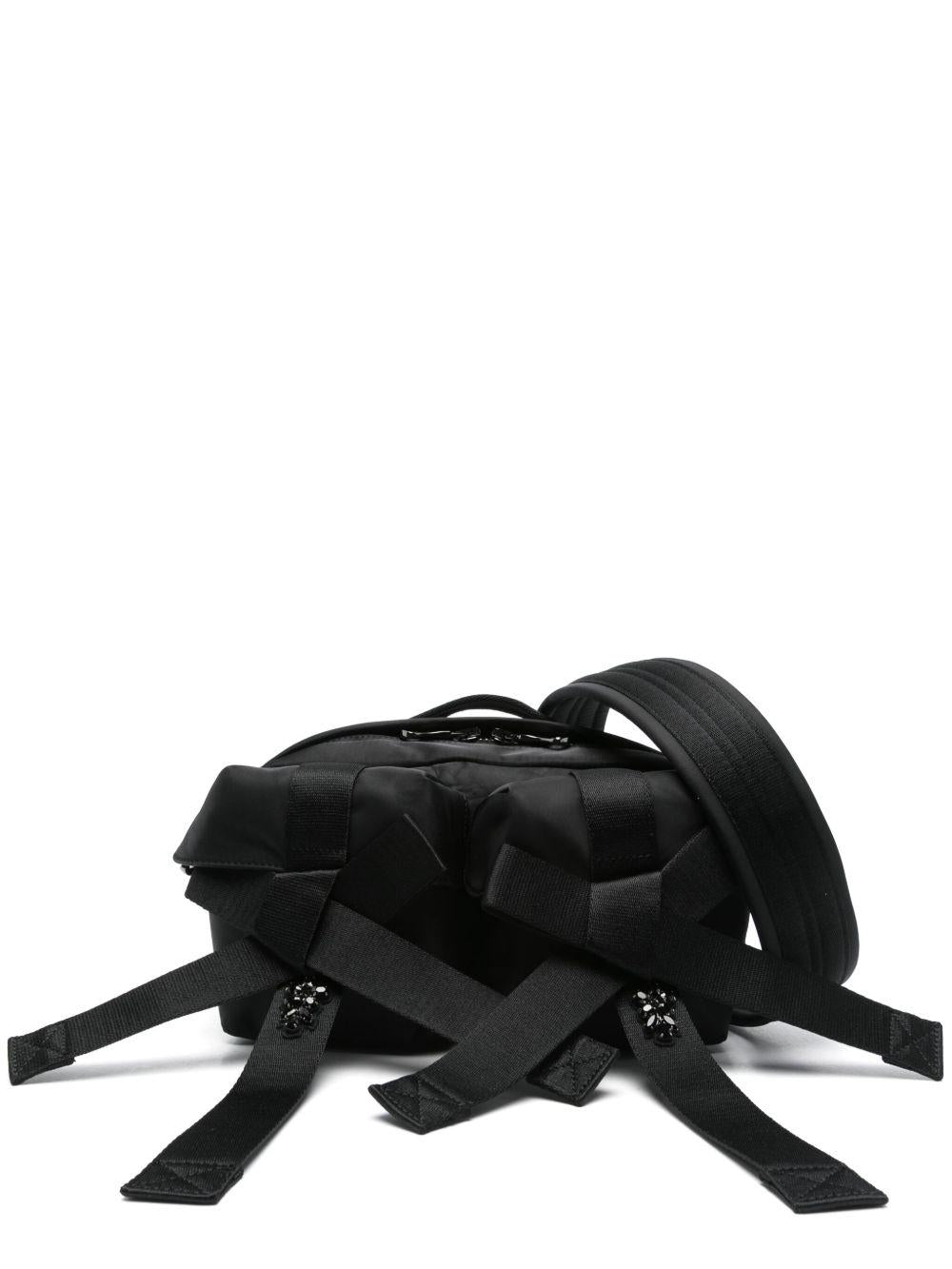 Borsa messenger Classic Bow in nero Simone Rocha - donna 