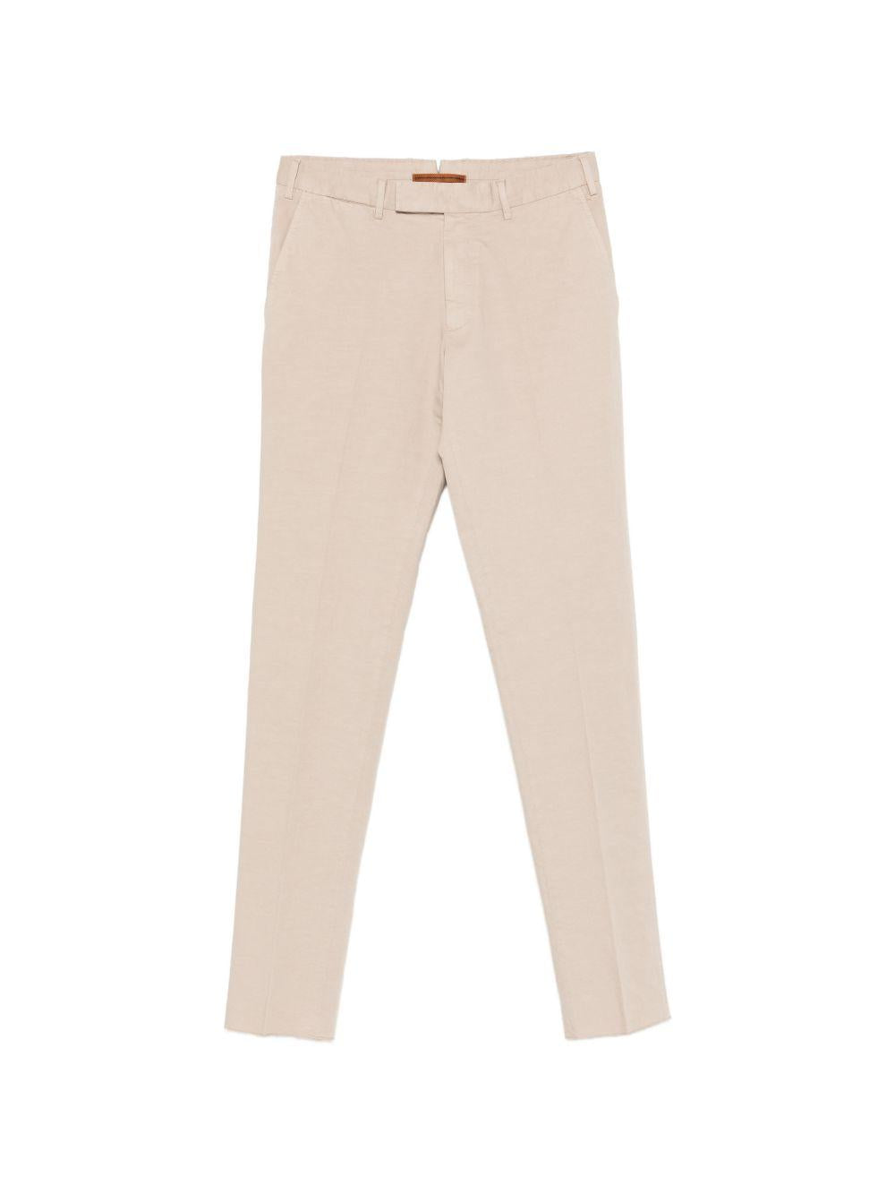 Pantaloni chino con passanti per cintura in beige Zegna - uomo 