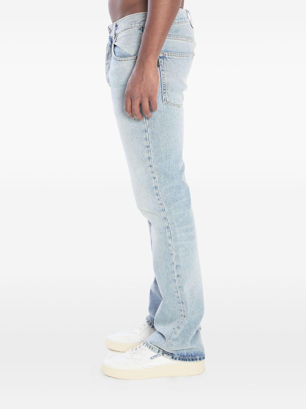 Jeans svasati effetto slavato con cinque tasche in blu Haikure - uomo 