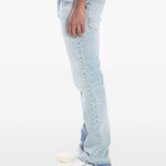 Jeans svasati effetto slavato con cinque tasche in blu Haikure - uomo 
