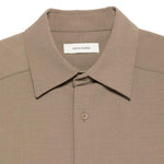 Camicia a maniche corte in marrone Entire studios - unisex 