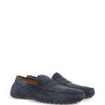 Mocassini in suede gommino in blu Tod's - uomo 