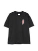 T-shirt con logo in nero Rhude - uomo