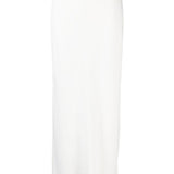 Gonna maxi con spacco in bianco Brunello cucinelli - donna 