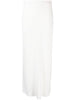 Gonna maxi con spacco in bianco Brunello cucinelli - donna