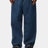 Jeans a gamba larga brandon in blu carhartt wip - uomo 