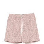 Pantaloncini da bagno con motivo geometrico in beige Eleventy - uomo 