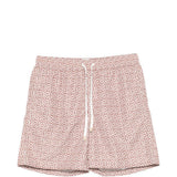 Pantaloncini da bagno con motivo geometrico in beige Eleventy - uomo 
