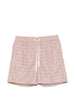 Pantaloncini da bagno con motivo geometrico in beige Eleventy - uomo