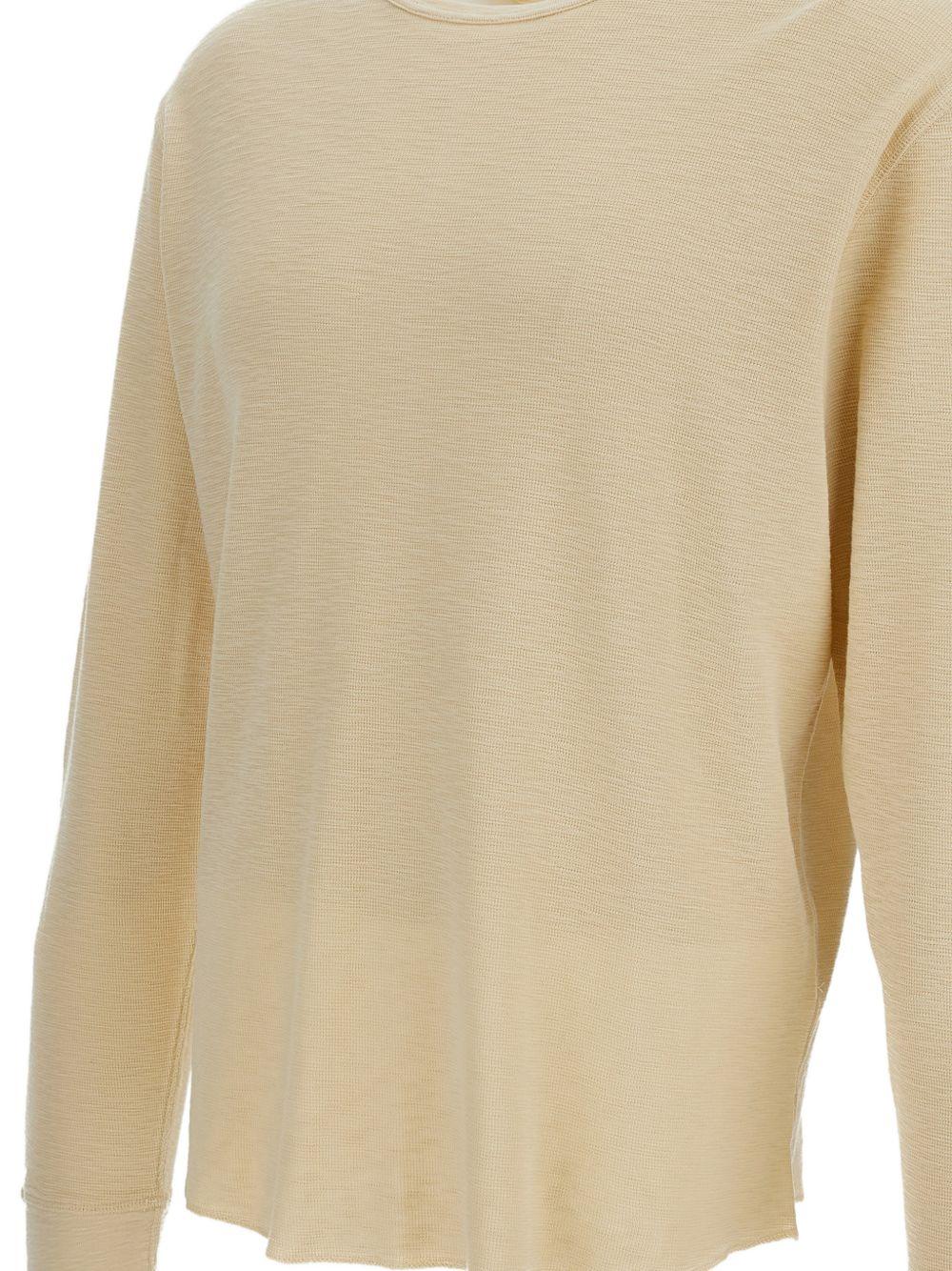 T-shirt a maniche lunghe in beige Sunflower - uomo 