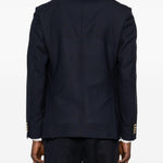 Giacca doppiopetto in blu Lardini - uomo 