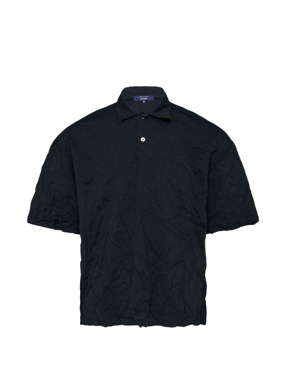 Polo a maniche corte in nero Comme des garcons homme - uomo 