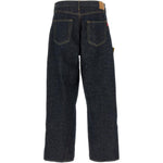 Jeans People Have the Power con ricamo in blu 
