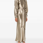 Abito midi Zizi in oro The andamane - donna 