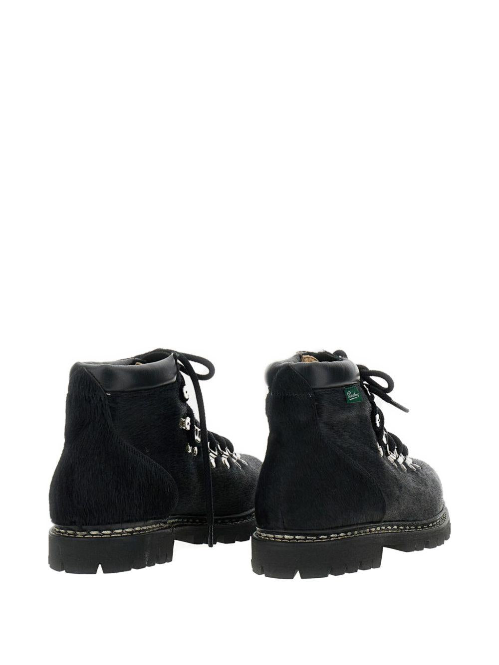 Stivaletti da trekking con lacci in nero JUNYA WATANABE x Paraboot - uomo 