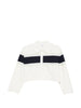 Polo con dettaglio a righe in bianco Re/done - donna
