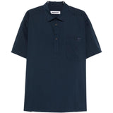 Polo a maniche corte in blu Darkpark - uomo 
